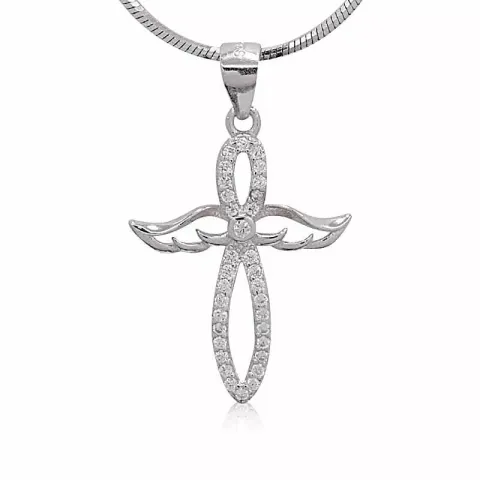 Abstrakti risti riipus  hopeaa