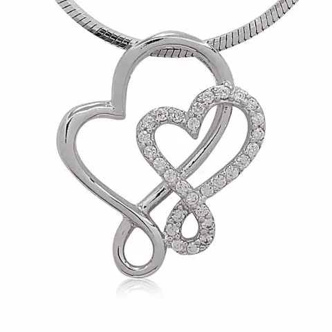 Elegantti sydän riipus  hopeaa