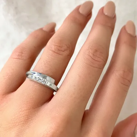 abstrakti hopeasormukset hopeaa