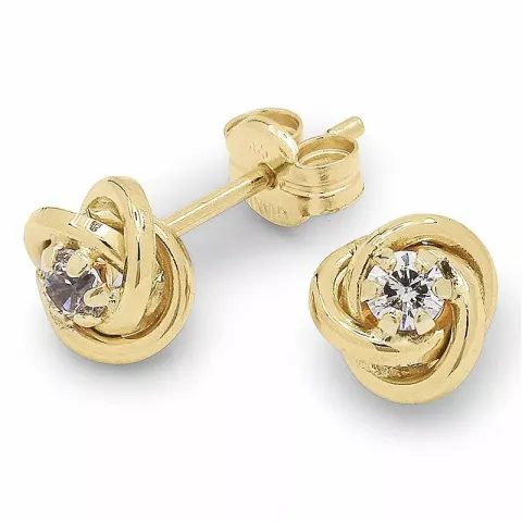 pyöreitä kultakorvakorut 14 karaatin kultaa kanssa 