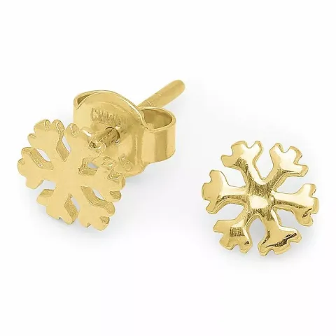 näytepakkaukset lumihiutale korvarenkaat  kullattua hopeaa