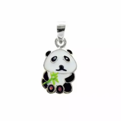 panda riipus hopeaa