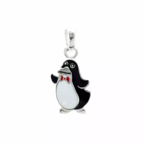 pingviini riipus hopeaa