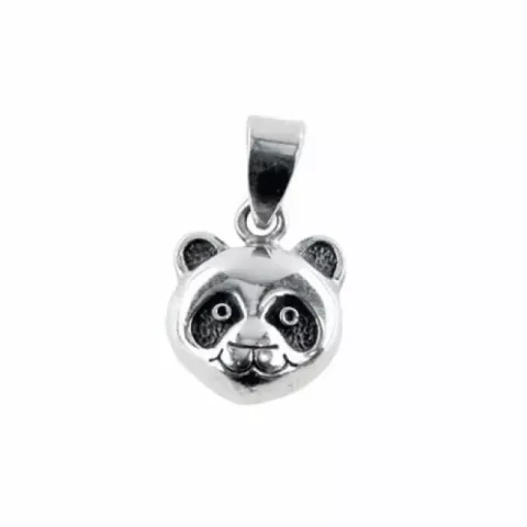 panda riipus hopeaa