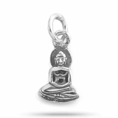 Buddha riipus hopeaa