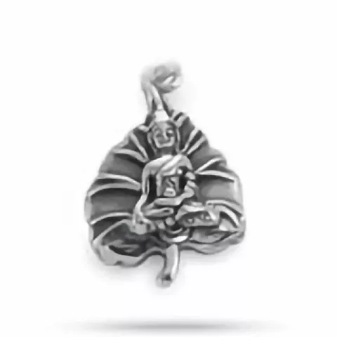 Buddha riipus hopeaa
