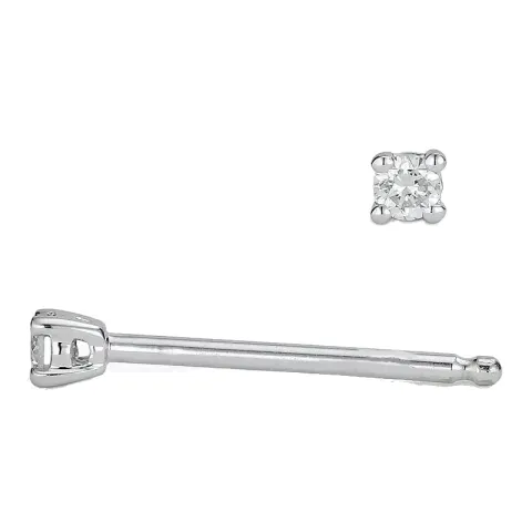 timantti solitaire-nappikorvakorut 9 karaatin kultaa kanssa timantti 