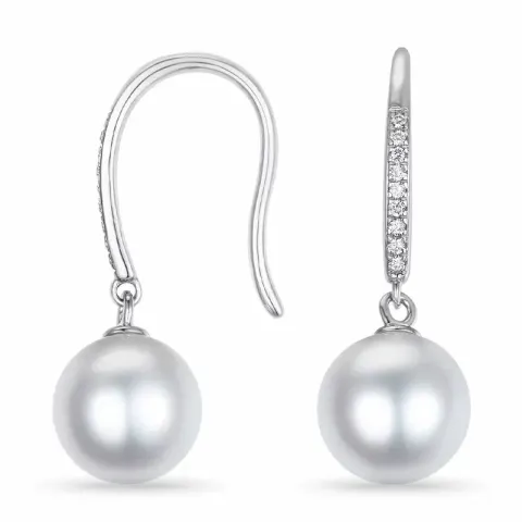 helmi timanttikorvakorut 9 karaatin valkokultaa kanssa timantti 