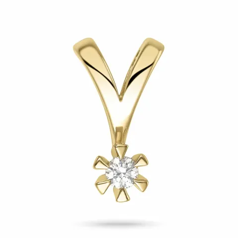 kampanja - 0,06 ct timantti riipus 14 karaatti kultaa 0,06 ct