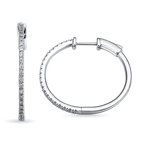 28 mm timantti rengas 14 karaatin valkokultaa kanssa timantti 