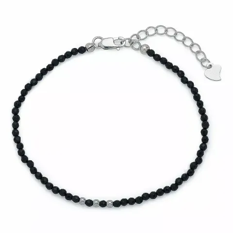 kivi rannekoru onyx-kiveä ja 3 hematite.