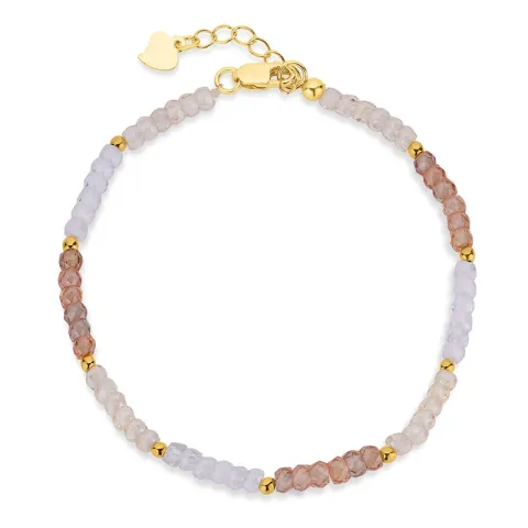 monivärisiä rannekoru  kivi - Loom Stones