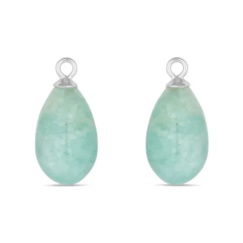 näytepakkaukset amatsoniitti riipuksia korvakoruja  hopea