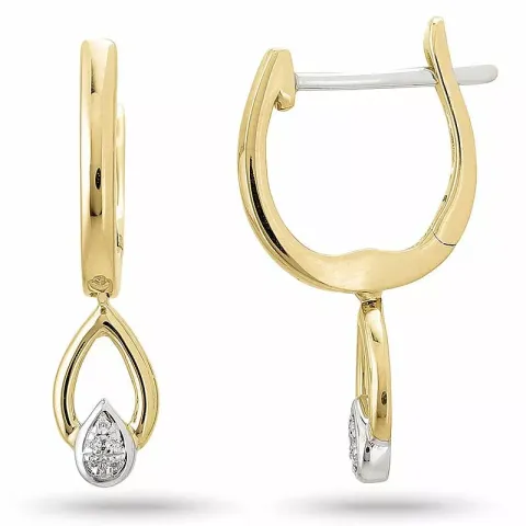 Briljantti rengas 14 karaatin kultaa ja valkokul kanssa timanttia 