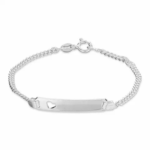 sydän lasten rannekoru hopeaa