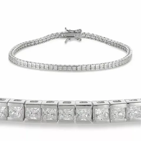 zirkoni tennisrannekoru hopeaa  x 3,1 mm