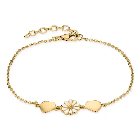 päivänkakkara rannekoru kullattua hopeaa - Maggie