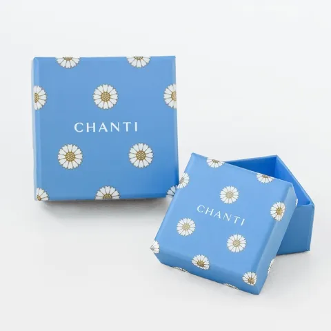 päivänkakkara savunvärinen kristalli korvakorukoukut  kullattu hopea