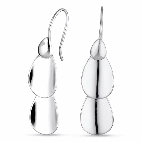 pitkät korvarenkaat  hopea