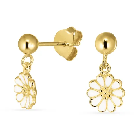 7 mm päivänkakkara nappikorvakorut  kullattu hopea - Maggie