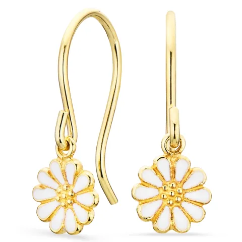 päivänkakkara korvarenkaat  kullattu hopea - Maggie