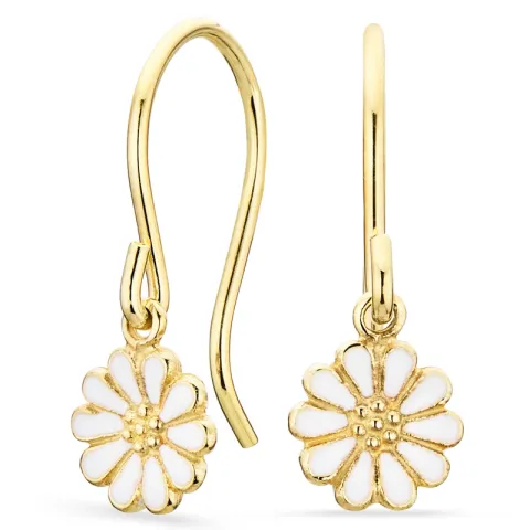 päivänkakkara korvarenkaat  kullattu hopea - Maggie