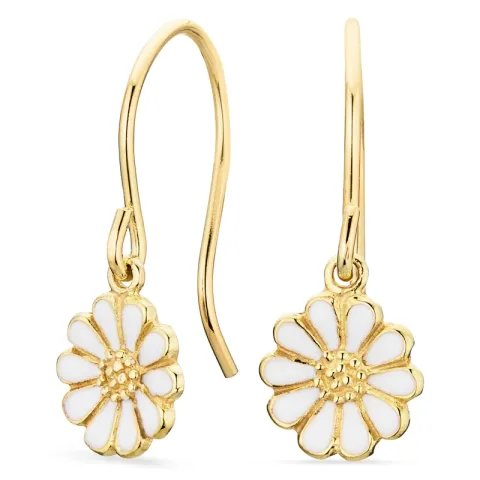 päivänkakkara korvarenkaat  kullattu hopea - Maggie