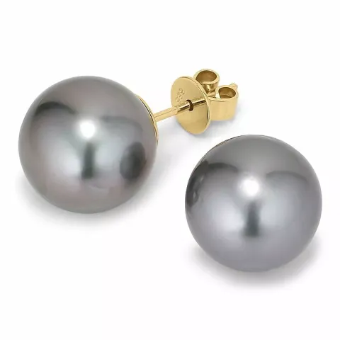 11 - 12 mm a-graded helmi tahiti nappikorvakorut 14 karaatin kultaa