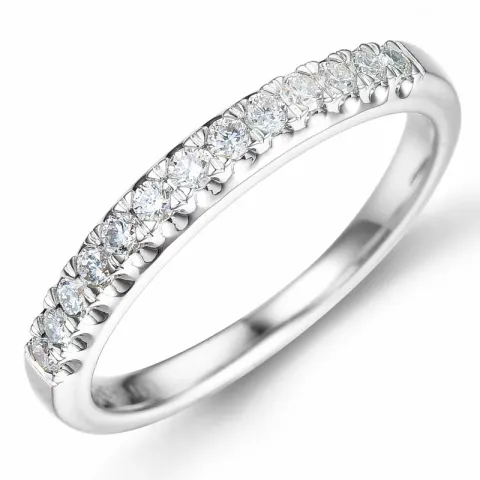 näytepakkaukset timantti alianssisormus 14 karaatin valkokultaa 0,24 ct