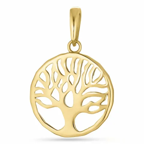 12 mm elämänpuu riipus  8 karaatin kultaa - Gold Collection