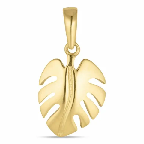 lehti riipus  8 karaatin kultaa