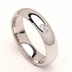 Vihkisormus hopea 0,03 ct