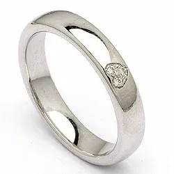 Vihkisormus hopea 0,03 ct