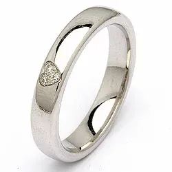 Vihkisormus hopea 0,03 ct