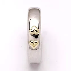 Vihkisormus hopea ja kulta