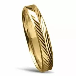 Erityinen vihkisormus 14 karaatin kultaa