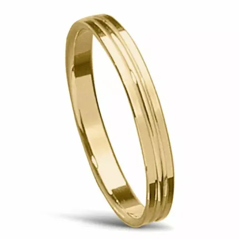 Kapea Miesten sormus 14 karaatin kultaa