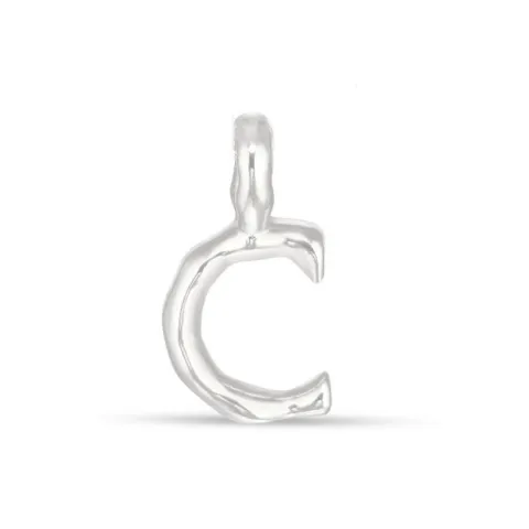 c-kirjain riipus  hopeaa - My Letter