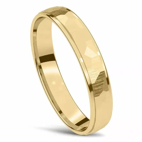 Taottu vihkisormus 14 karaatin kultaa