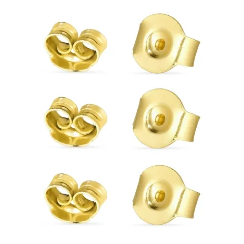 3 paria perhonen  kullattu hopea