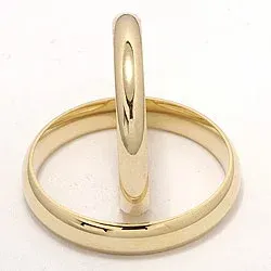 Vihkisormusta 9 karaatin kultaa