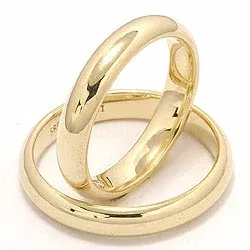 Vihkisormusta 9 karaatin kultaa