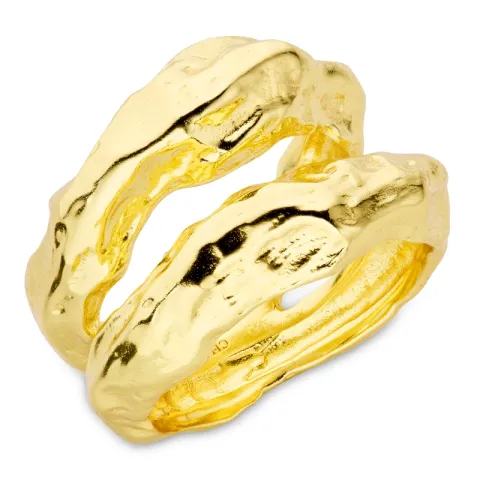 sormus kullattu messinki - Eliné