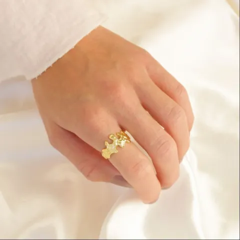 sormus kullattu messinki - Eliné