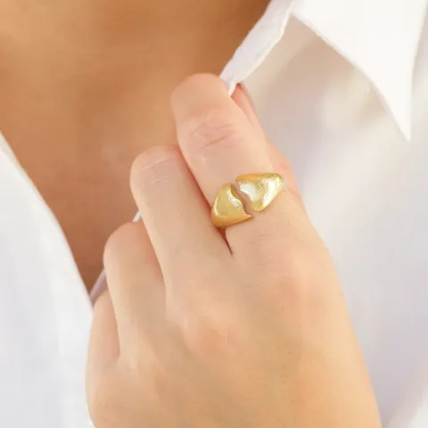 sormus kullattu messinki - Eliné