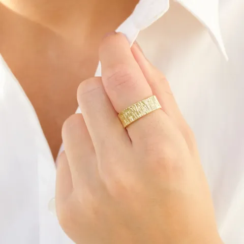 sormus kullattu messinki - Eliné