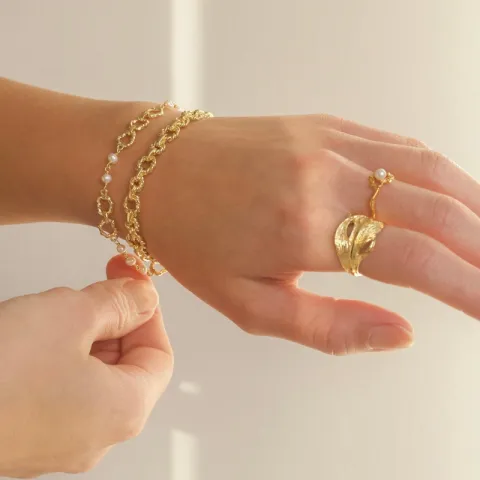 rannekoru kullattu messinki - Eliné