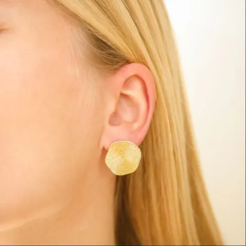 korvarenkaat  kullattu messinki - Eliné