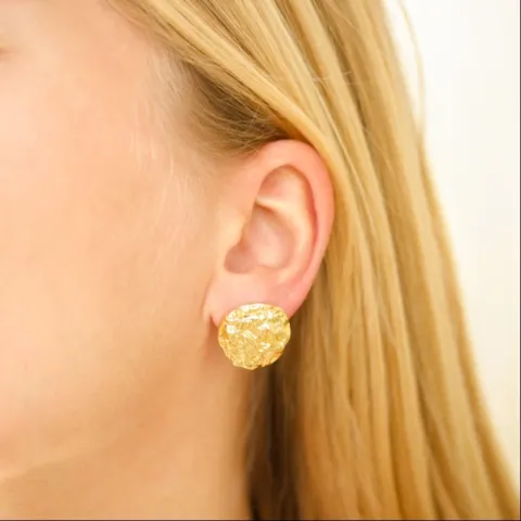 korvarenkaat  kullattu messinki - Eliné