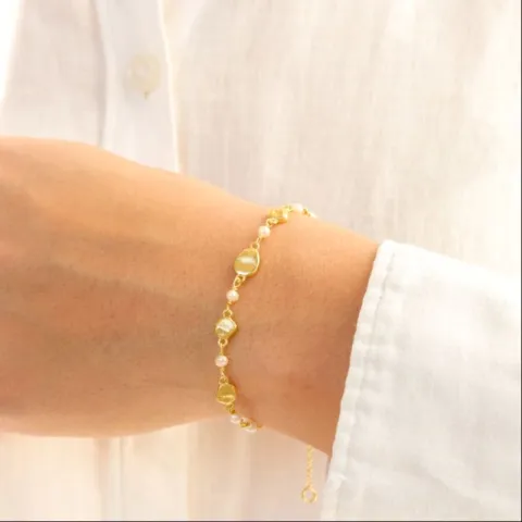 helmi rannekoru kullattu messinki - Eliné